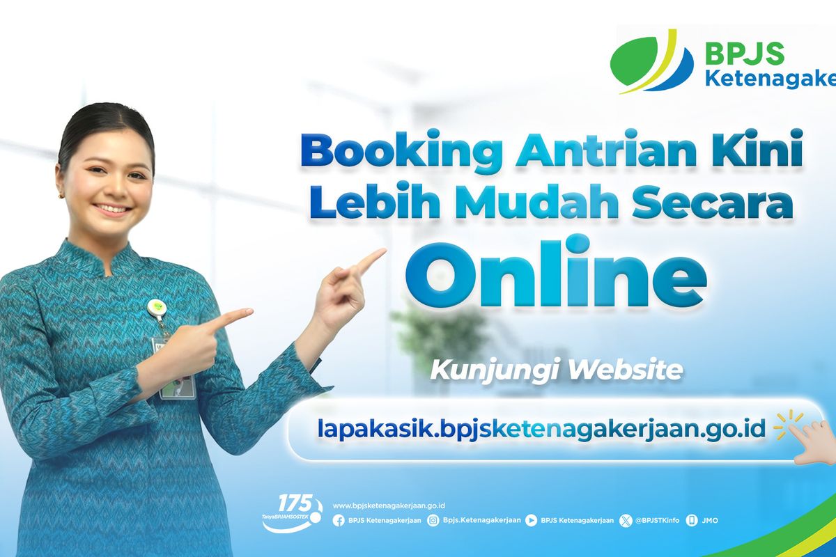 Tak Perlu Antre dari Subuh, Lapak Asik BPJS Ketenagakerjaan Kini Bisa Daftar Online dan Datang Sesuai Jadwal